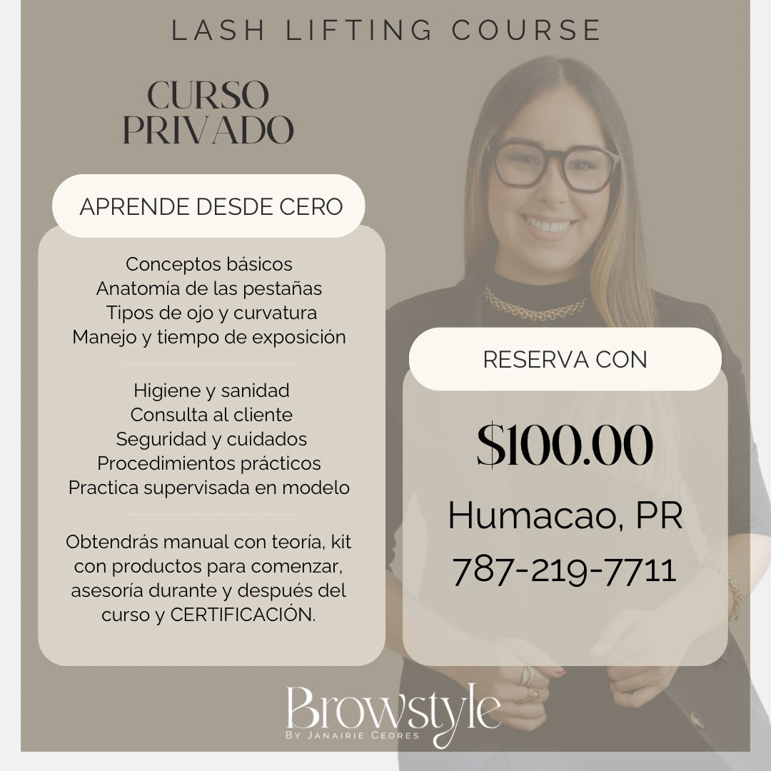 LASH LIFTING COURSE