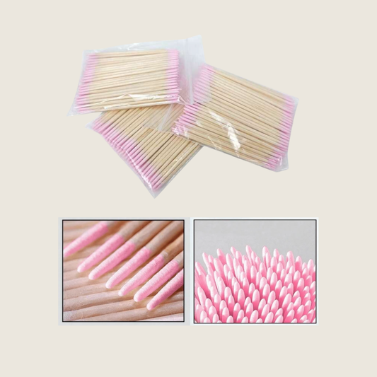 Microisopos de madera (doble punta) 200pcs