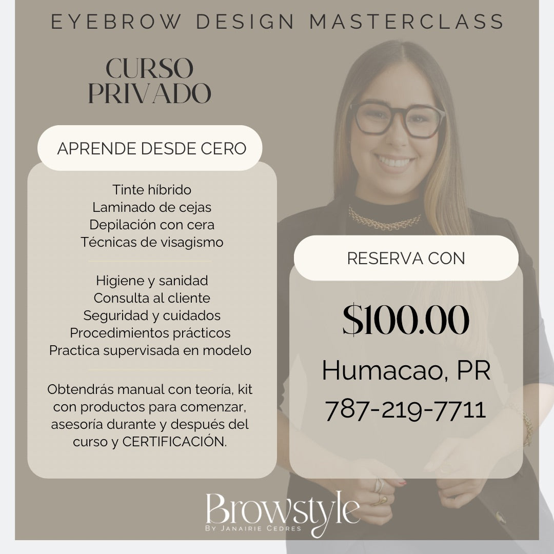 EYEBROW DESIGN MASTERCLASS